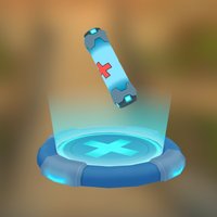 Overwatch Health Pack + Pad overwatch, medipack, low-poly, lowpoly, beginner