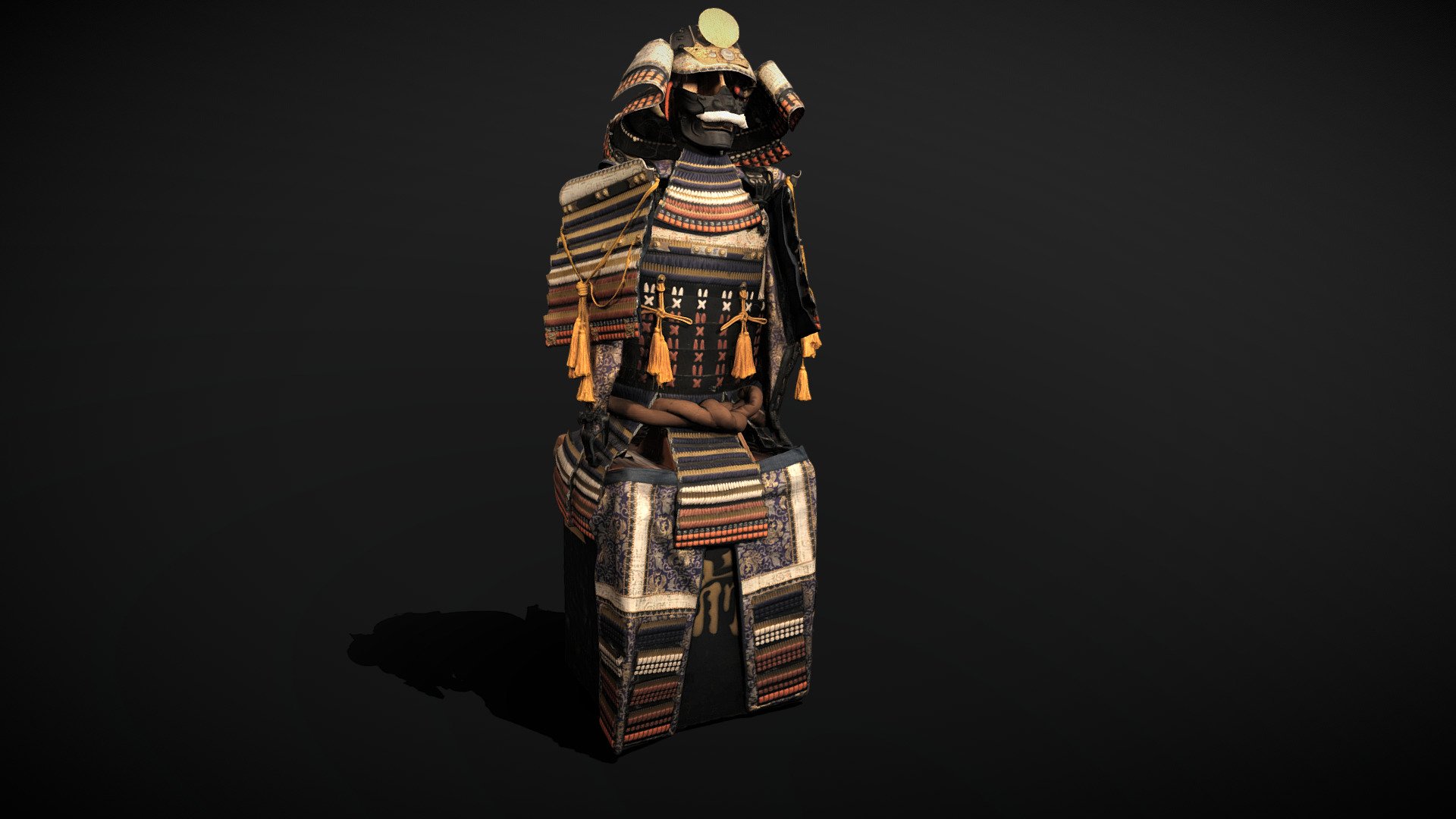Yoroi (Japanese Armor)

scanned armor as worn by Samurai in feudal Japan

year: unknown

Thanks a lot to the Bujinkan Dojo Vienna for the opportunity to scan the armor, which is used nowadays for training martial arts

Owner of the original object - Bujinkan Vienna Dojo: https://www.ninpo.at/bujinkan-wien/dojo

this scan is not a final product, created by Digilithic e.U 3d model