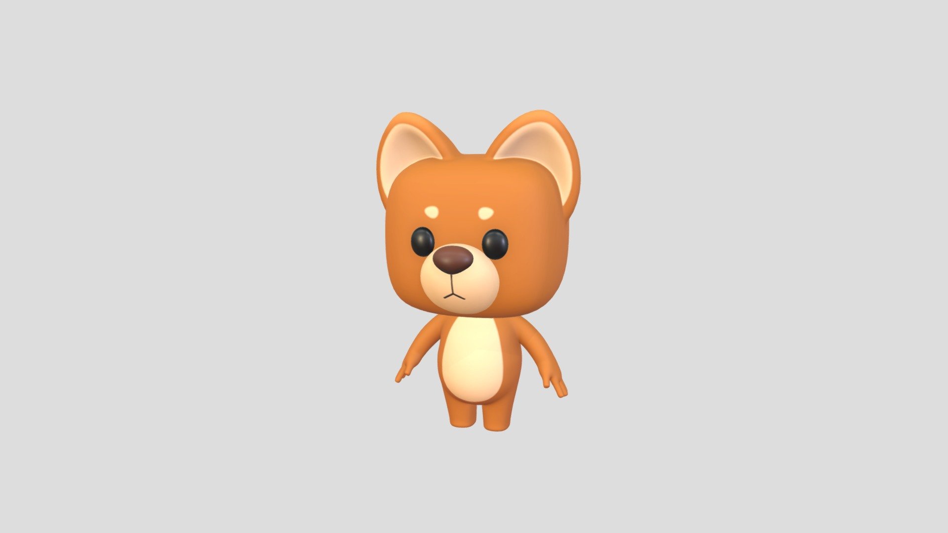 Cartoon Dog Character 3d model.      
    


Clean topology    

No Rig                          

Non-overlapping unwrapped UVs        
 
Ready for game engines 
 


File Formats       
 
3dsMax(2023) / FBX / OBJ   
 

PNG textures               

2048 x 2048 px               
 
( Base Color / Normal / Roughness ) 

                        

2,960 poly                         

3,011 vert                          
 - Cartoon Dog - Buy Royalty Free 3D model by Suphanee 3d model