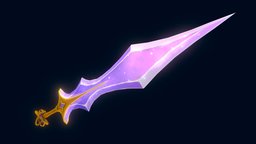 Galaxy Sword galaxy, worldofwarcraft, nebula, handpainted, 3dsmax, sword, space, noai, bib3d2023