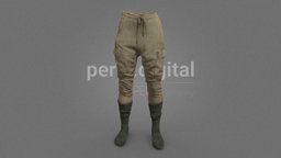 Wasteland Garments Series fashion, clothes, pants, wasteland, costume, outfit, character, clothing, perisdigital