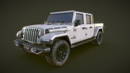 Jeep Gladiator gladiator, jeep, dirt, substancepainter, maya, vehicle, car, noai