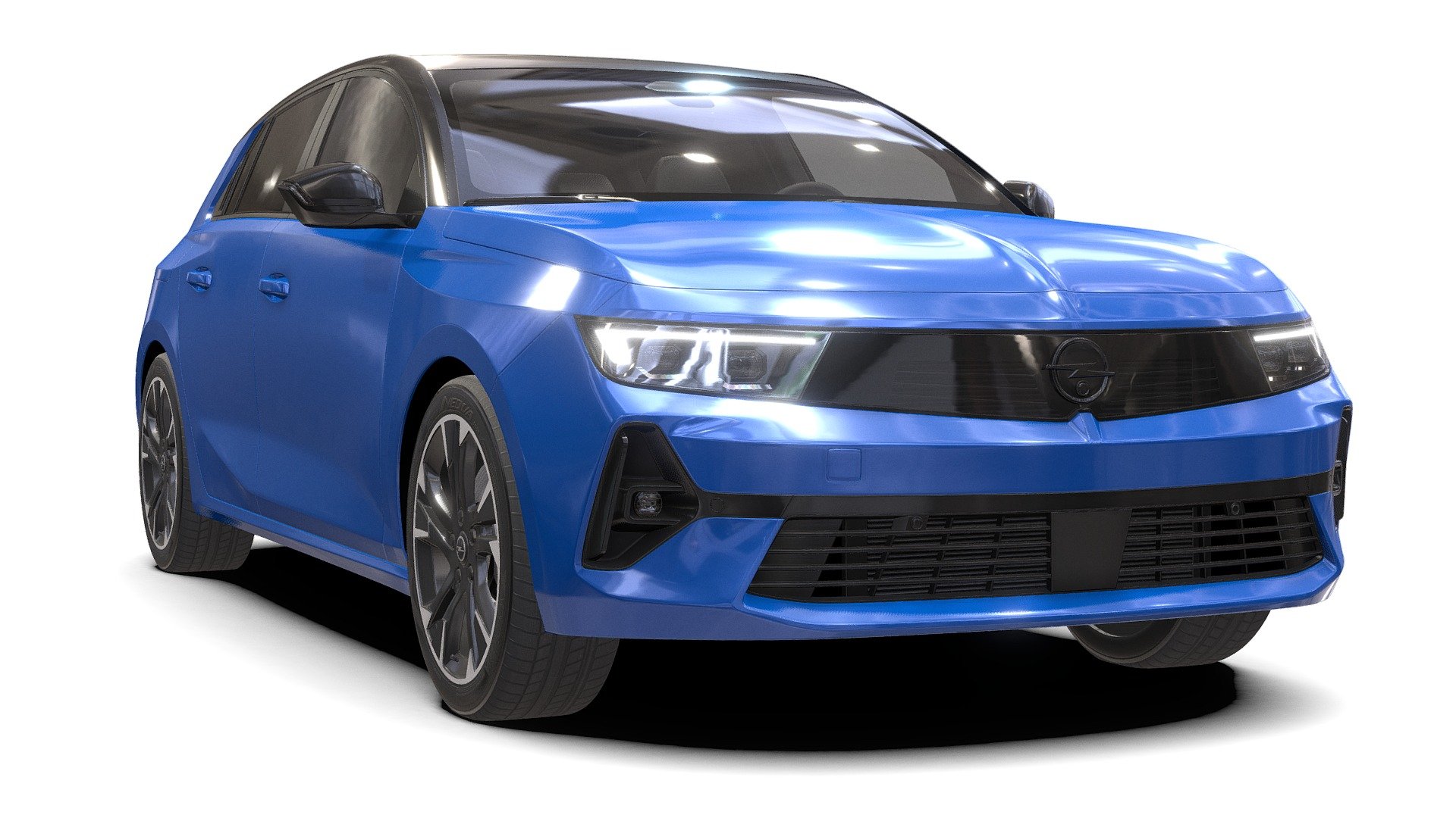Opel Astra Electric - 3D model by autoactiva 3d model