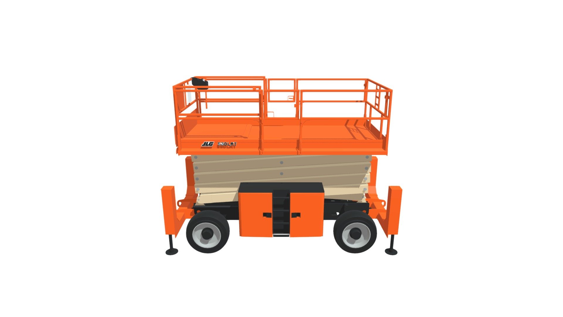 JLG - 530LRT - JLG - 530LRT - 3D model by bimstore (@Revitspace) 3d model