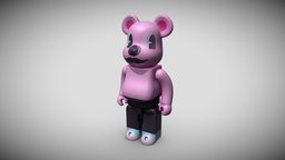 Scanned Model toy, brand, popular, bearbrick, plastic