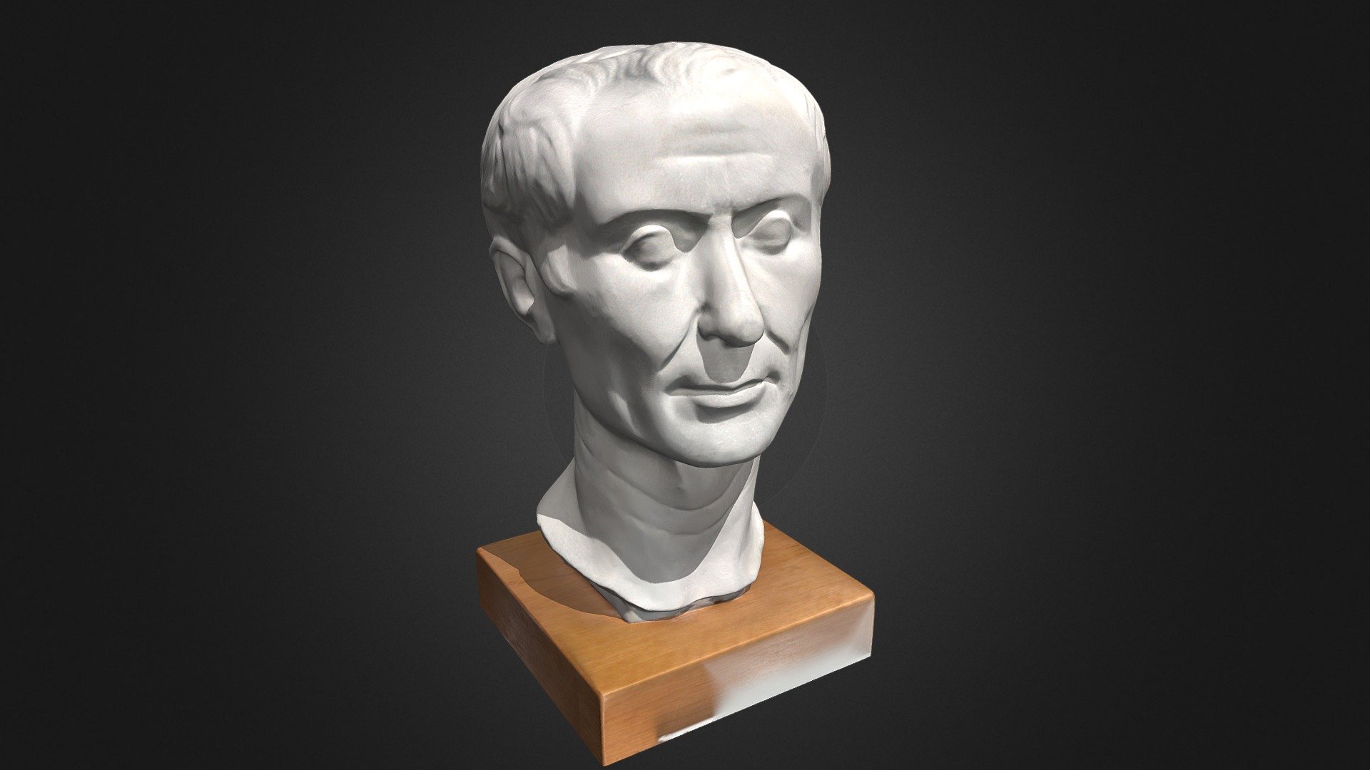 caesar bust - 3D model by HUVRARLab 3d model