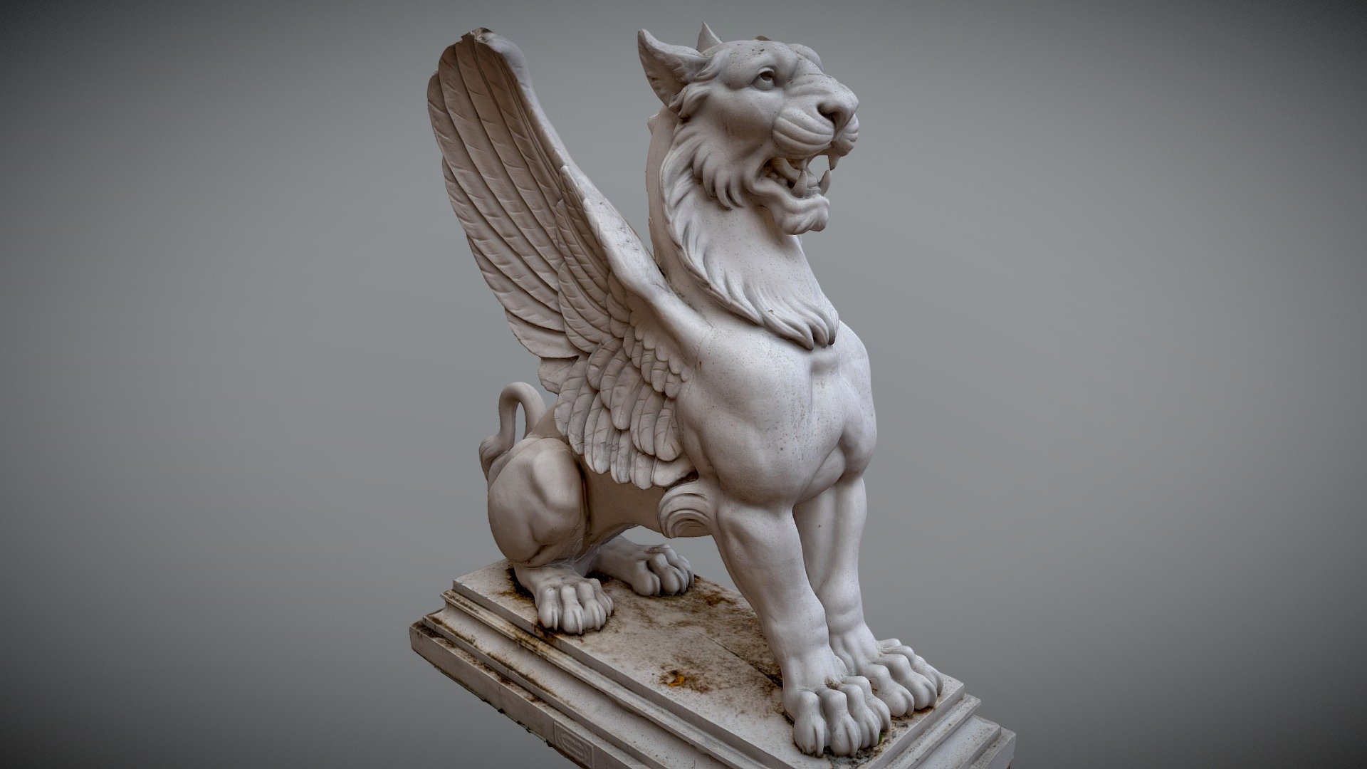 19th century griffin from the ducel foundry. I captured this one in front of the castle of Pocé-sur-Cisse.




8k texture

simplified

Created in RealityCapture by Capturing Reality from 511 images in 02h:25m:28s.

check my large collection of statues scans and suscribe for regular free content

 - 19th century griffon - Buy Royalty Free 3D model by 3Dystopia (@Dystopia) 3d model
