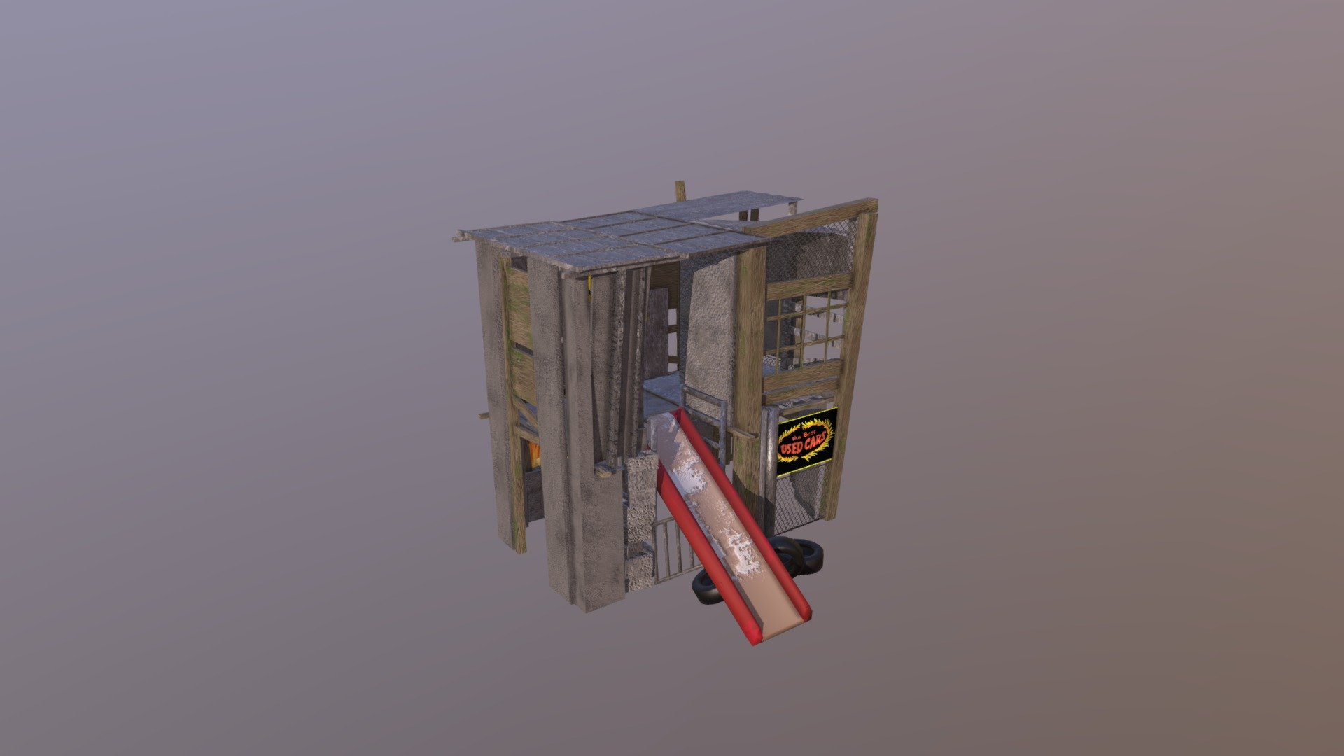 Junk Shack - 3D model by lurkhound (@bullycat) 3d model