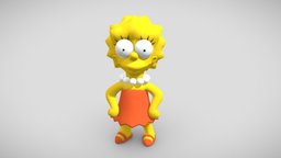 Lisa Simpson vr, simpsons, lisa, gravitysketch, lisasimpson