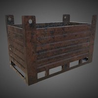 Container metal, iron, container