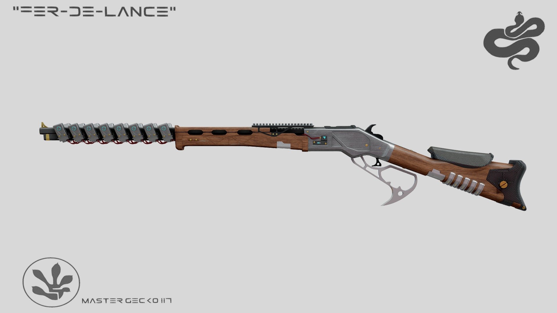 For freelance (I model what you need for payment) or any other questions, contact me directly:

Discord: Tigr#1545

The nameless bounty hunter’s weapon of choice when he’s on assignment, the “Fer-de-Lance” is an one of a kind custom made Scavenger modle 6 repeater heavily modified with pre-extinction electromagnetic accelerator technology so it can fire the projectile at extremely deadly velocity or even melt it down to superheated plasma with a short windup.

The author of this concept is Master Gecko 117, He creates awesome Sci-Fi weapon concepts! Check his works for some inspiration!

Pixiv: https://www.pixiv.net/en/users/12658080

Instagram: https://www.instagram.com/mastergecko117/

 - “Fer-de-Lance” Sci-Fi Winchester Concept - Buy Royalty Free 3D model by TGRRRR 3d model