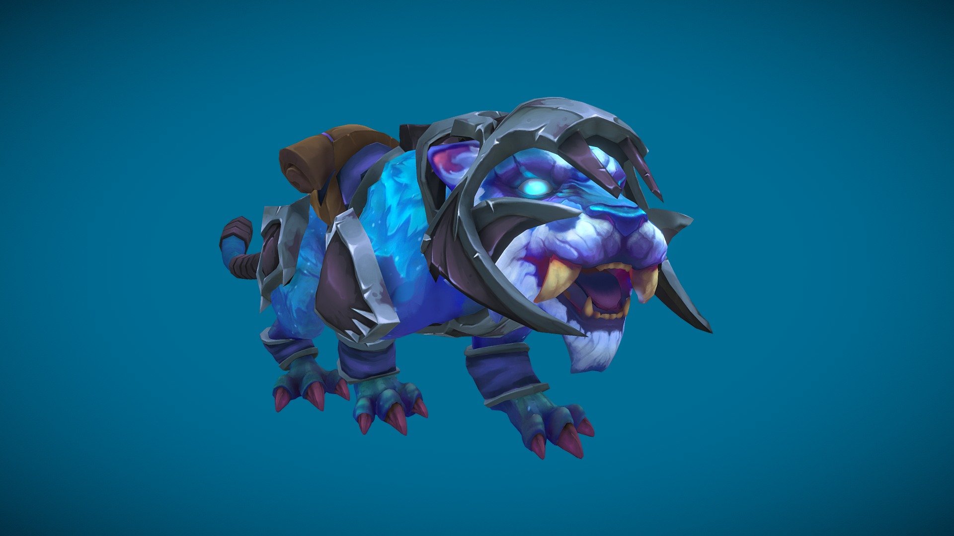 Stylized character for a project.

Software used: Zbrush, Autodesk Maya, Autodesk 3ds Max, Substance Painter - Stylized Tiger Mount - 3D model by N-hance Studio (@Malice6731) 3d model