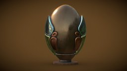 Egg totem egg, statuette, totem, artifact, artifacts, decoration