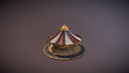 The Carousel carousel, substancepainter, substance, blender