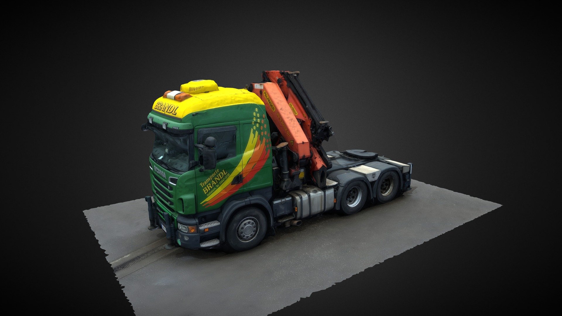 Shot on DJI M30T 160pics - LKW Modell - Palfinger PK53002SH - 3D model by clemensdronie 3d model