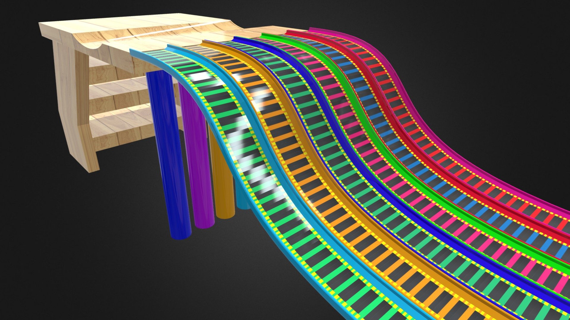 contact for purchase +923149343181 WhatsApp - Body Slide Attraction 3D model - 3D model by saqlain (@mirzabaig4445) 3d model