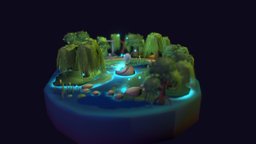 VIASS Swamp Island island, props, environment-assets, sci-fi
