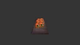 Rol California In Massago sushi, photogrammetry