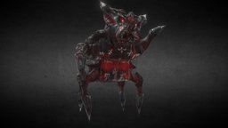  form (animated) gamedev, game-model, larve, gameasset, creature, monster, gameready