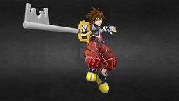 Sora (Limit Form Art) SSBU Styled disney, teenager, keyblade, kingdomhearts, kingdomkey, disneycharacter, anime, kingdomhearts2, keybladesora