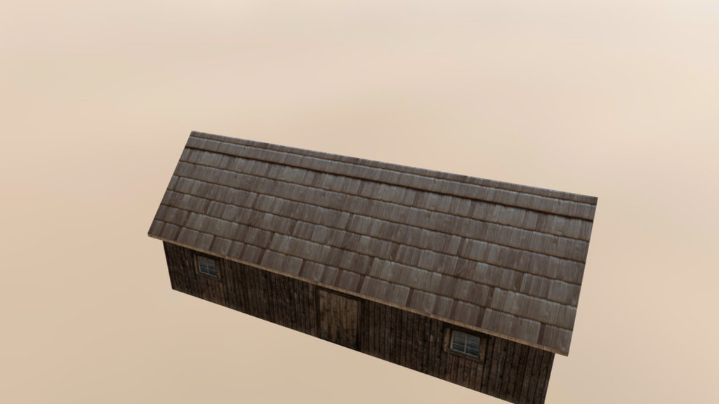 WWI Barracks/House - Barracks - 3D model by Pakaska 3d model