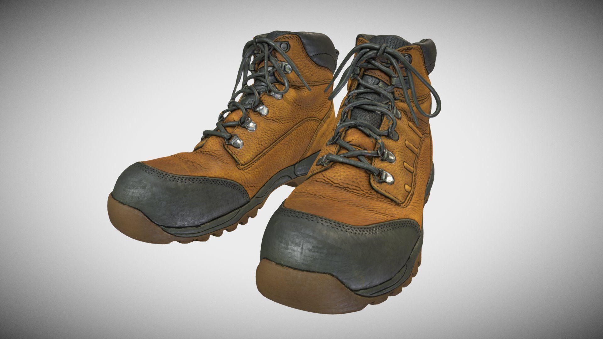 From a Super Nice 3D Scan of StudioMGI https://skfb.ly/QnCo here is the Low Poly Version - New Leather Boots - 3D model by Francesco Coldesina (@topfrank2013) 3d model