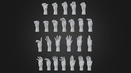 Hands 25 different poses assets, pack, hands, fingers, finger, assetstore, assetpack, low-poly-model, lowpolymodel, low-poly-game-assets, asset-pack, assets-game, asset-prop, low_poly, low-poly, asset, lowpoly, hand, asset-videogame, assets-game-3d
