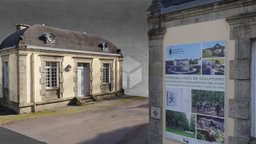 Entrée principale Domaine de Kerguéhennec dronemapping, photogrammetry, 3dscan