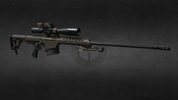 Barrett 98b rifle, barrett, sniper-rifle