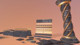 Trim Sheet Substance Designer designer, substance, game, art, stylized