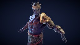 Crayfish-tailed Merman gladiator, ocean, hybrid, merman, fantasy, sea