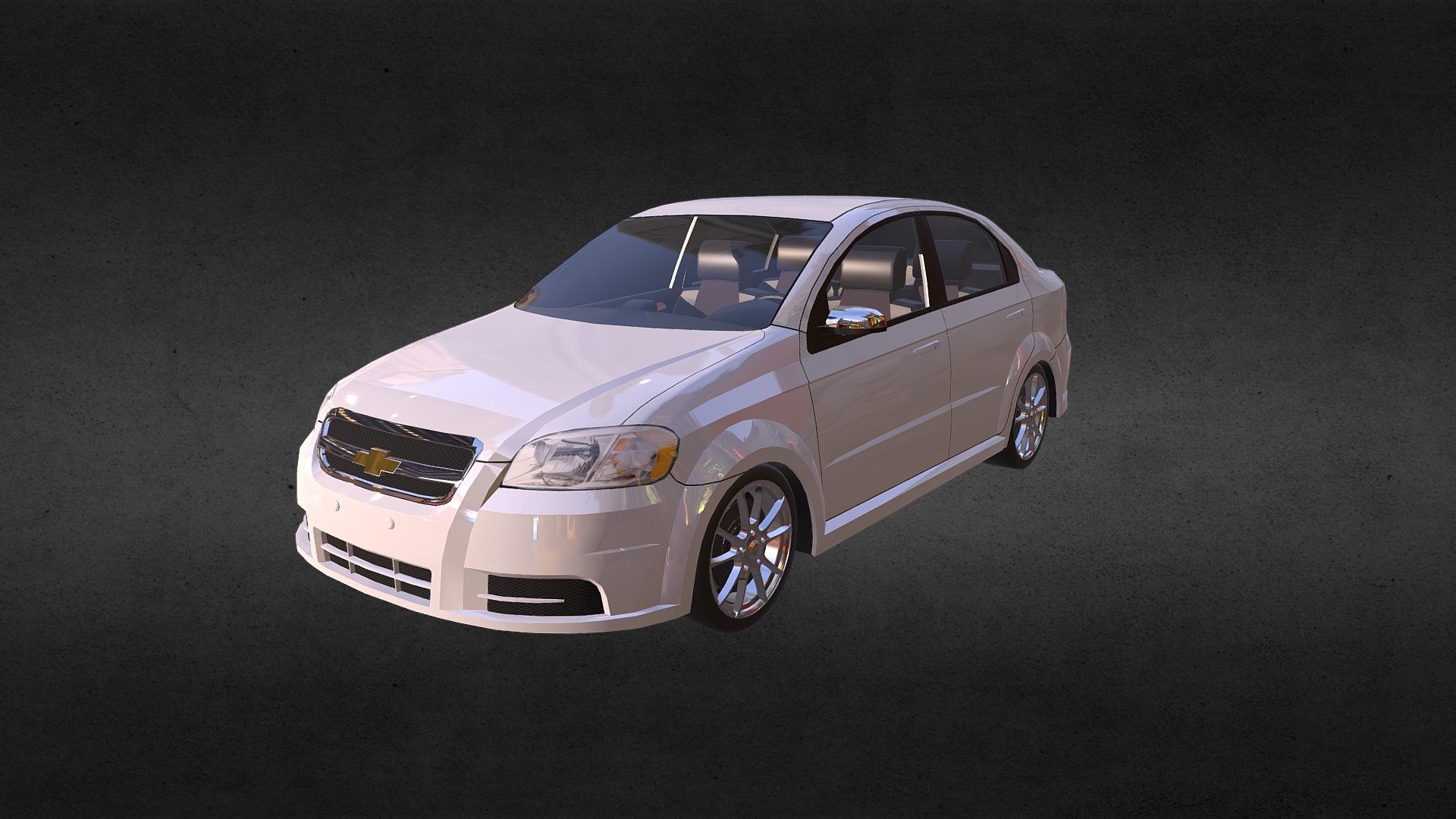 Detailed car model optimized for mobile games. Contains basic interior. Included 2k textures are made for Unity, but easily converted for other engines 3d model