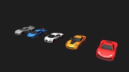 Model_car_x5 assets, pack, oto, lowpoly, car
