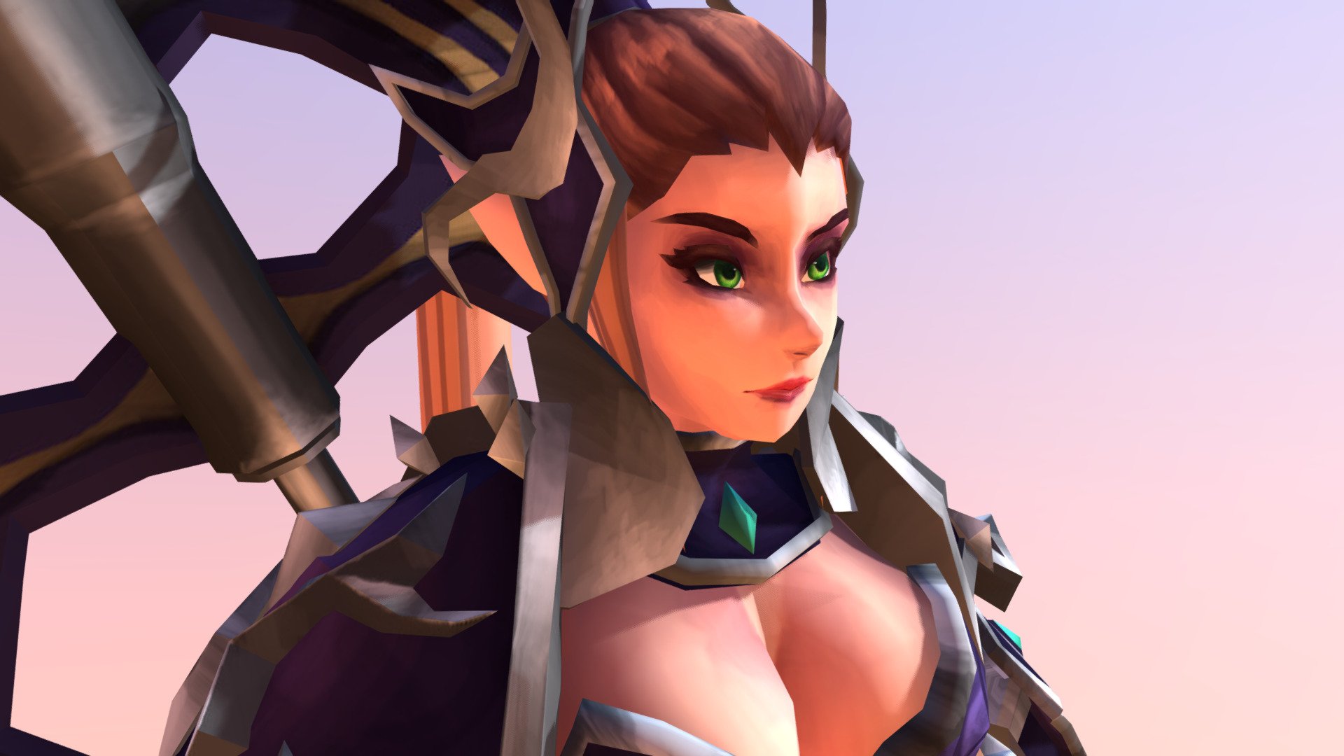 Female Knight - Download Free 3D model by Crazyon520 3d model