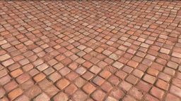 Terracotta worn tiled floor floor, worn, tiled, tiles, azul, terracotta, ia, baldosas