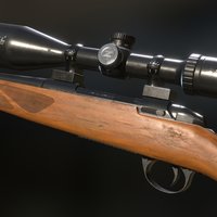 Sako 85 substancepainter, substance, weapon, 3dsmax, pbr, hardsurface