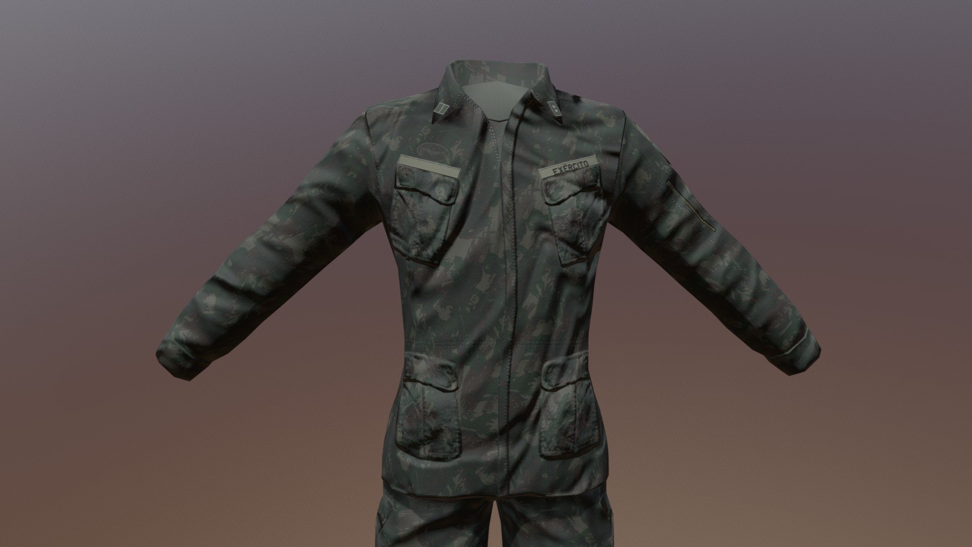 3D model made with blender and texturized using Substance Painter 3d model