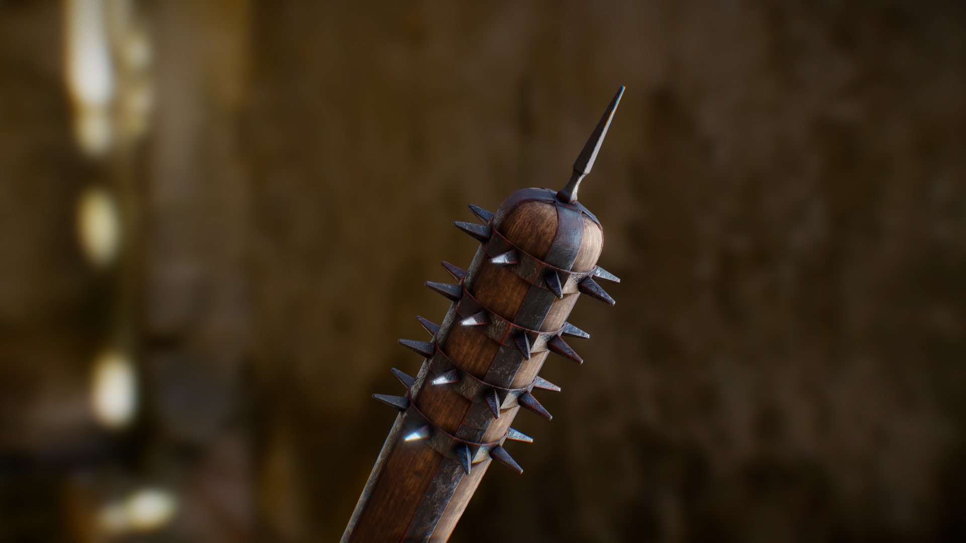 Club Mace - 3D model by Tugagon 3d model