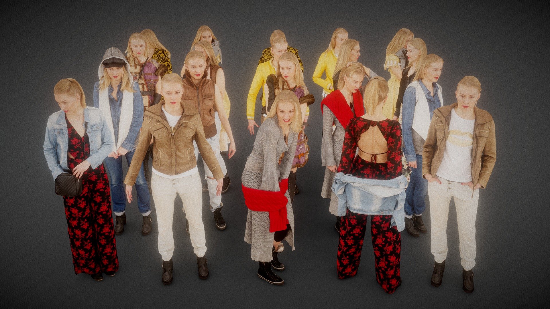 20 Scanned Poses and Outfits
FBX format
2k JPG Textures - Army of Scans - Buy Royalty Free 3D model by Polygonal Miniatures (@Polygonal_Miniatures) 3d model