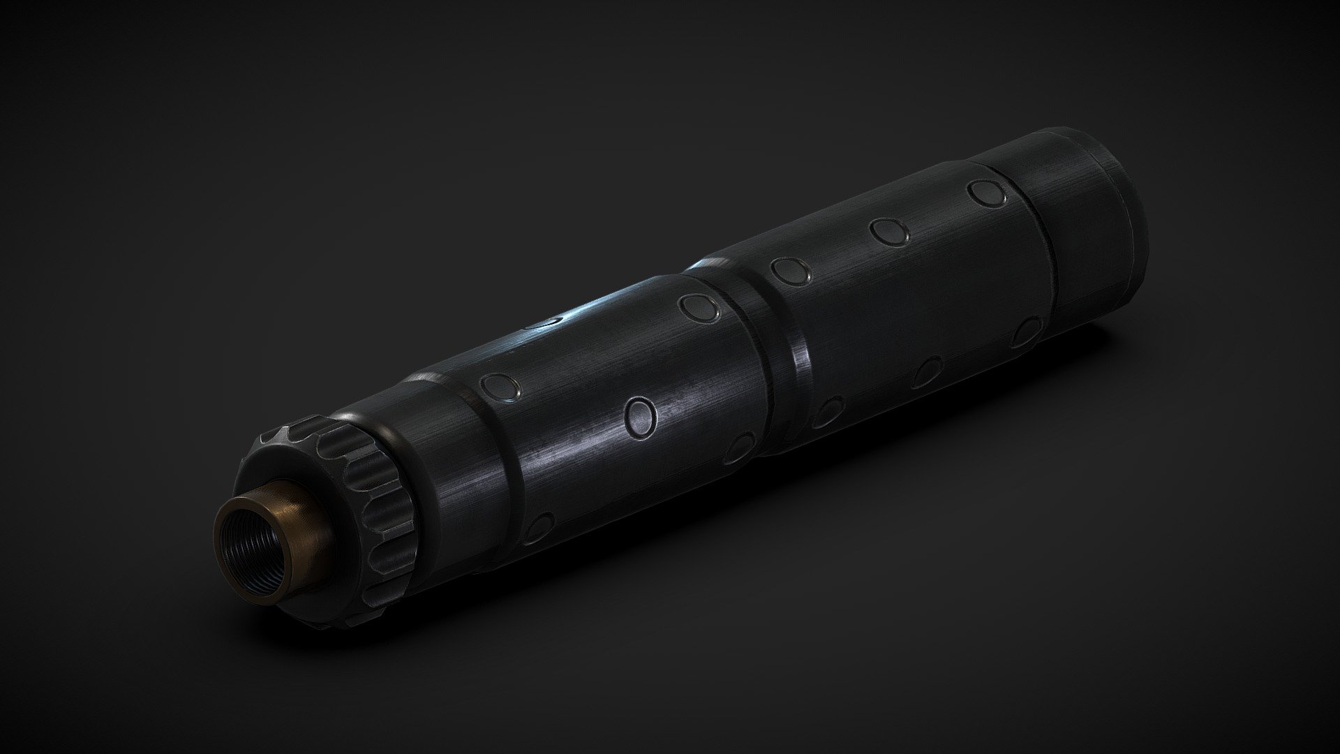 Improvised silencer for any gun.

**If you want to support the author, you can send donations to https://www.donationalerts.com/r/shedmon - Suppressor - Download Free 3D model by Shedmon 3d model