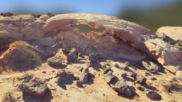 Moonrise Arch -- Escalante Area, UT geology, arch, utah, photogrammetry, rock