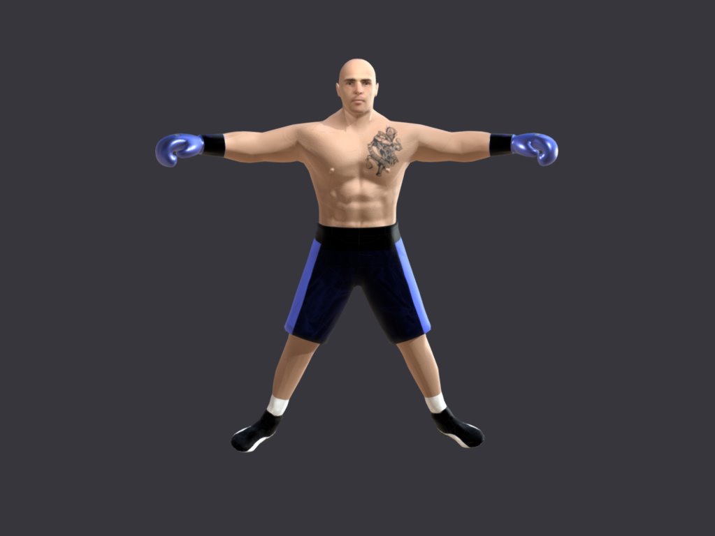 BOXER 3 - Download Free 3D model by PONCHIK 3d model