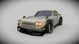 HakoSuka Widebody V2 nissan, skyline, 3dsmax, 3dsmaxpublisher, gc10, noai