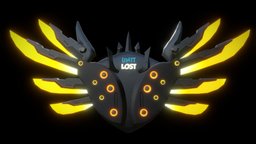 UnitLost Shield lost, unit, logo, overwatch, stylosa, unitlost, substancepainter, substance, shield