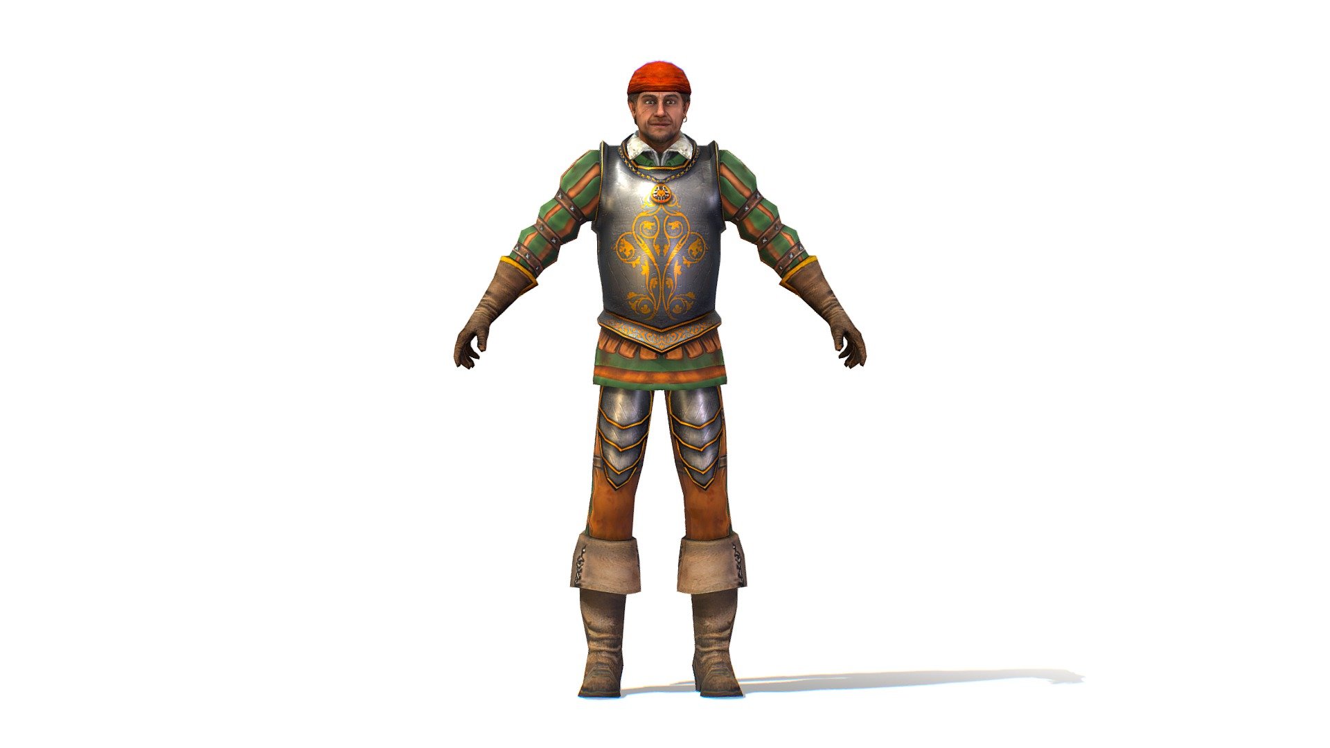 2 color textures 2048x2048 (face and body)

4300 triangle count

Skin/ Rig included

3dsMax / Maya file included
 - Old Man Spanish Canquistador Officer - Buy Royalty Free 3D model by Oleg Shuldiakov (@olegshuldiakov) 3d model