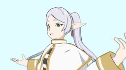 Frieren : Beyond Journeys End manga, animegirl, blender, anime, frieren, sousounofrieren, noai