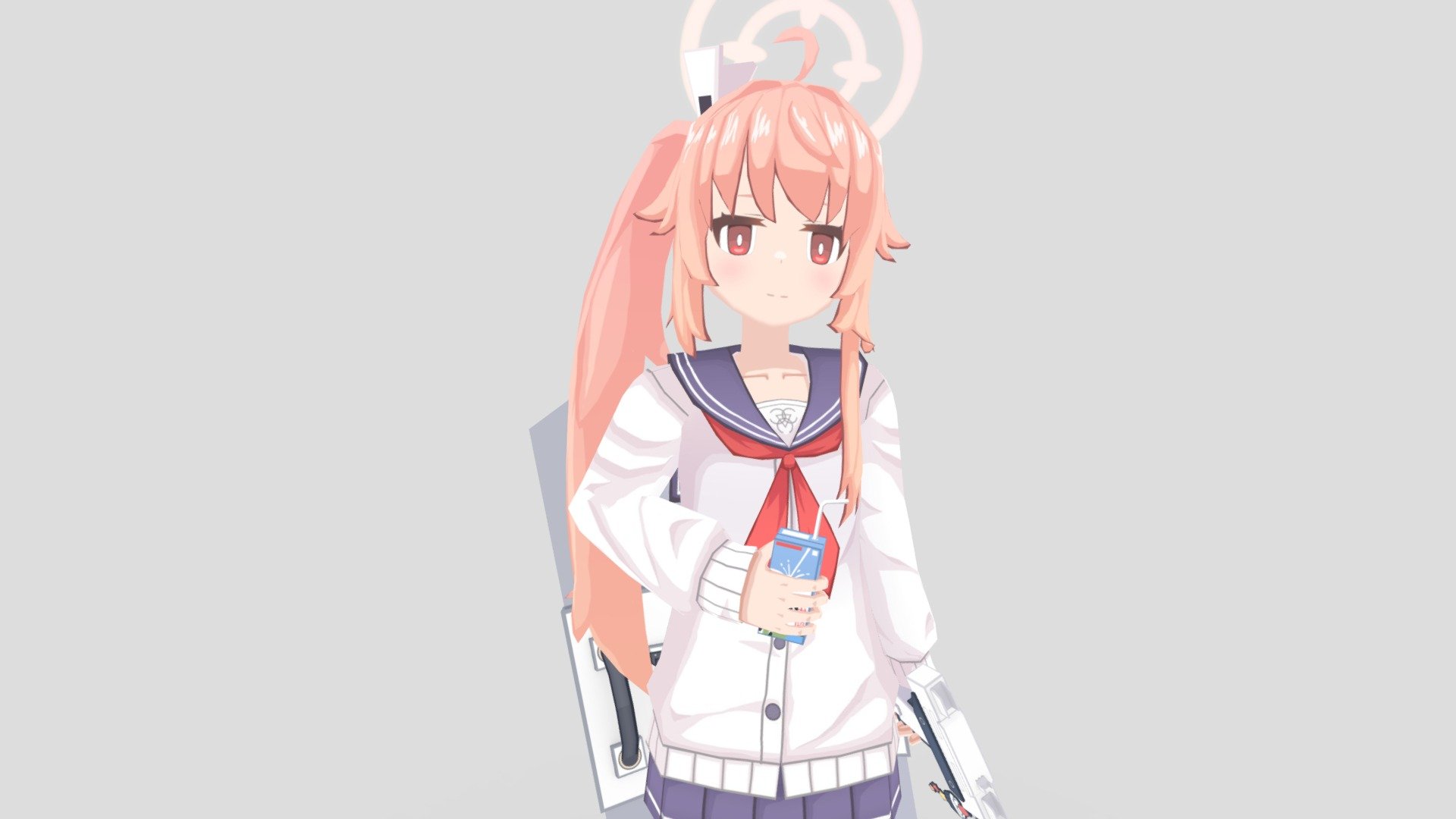 Yutori Natsu - Blue Archive - 3D model by armthelolis (@neatzill) 3d model