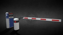 Auto Parking Gate substancepainter, substance