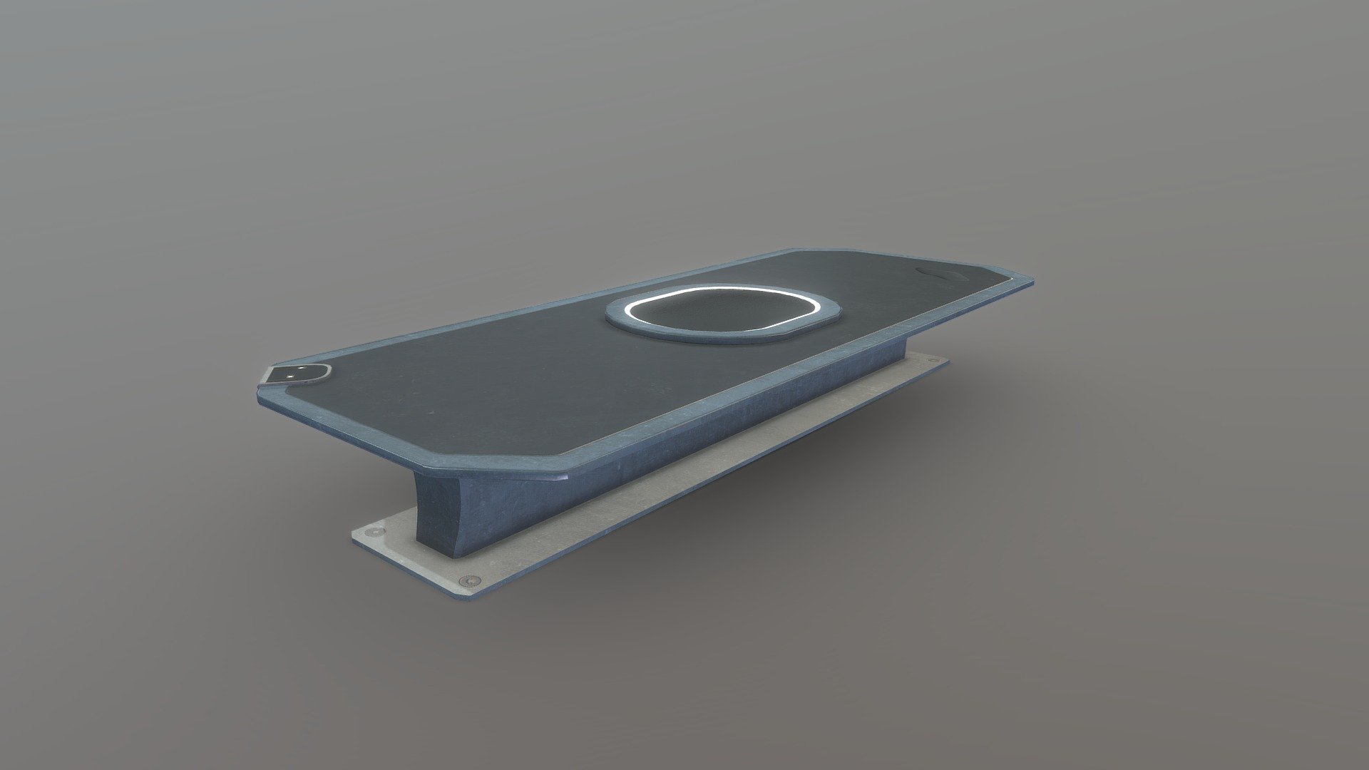 Sci-fi table created for unfinished spaceship game - Sci-fi Table - Download Free 3D model by shtran 3d model