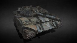 destroyed russian V tank russian, tank, photoscan, ukrainewar